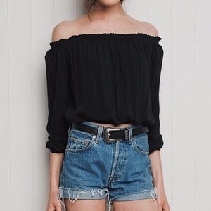 NEVER WORN 🖤 Brandy Melville Off the Shoulder Top
